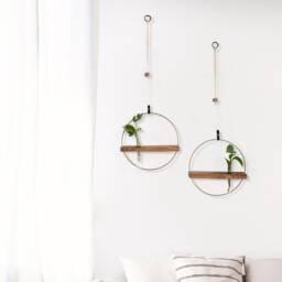 Set Of 2 Propagation Hanging Test Tubes For Growing Indoor Plants