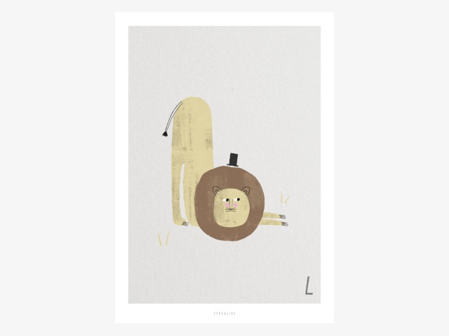 Poster Mural/Abc Kids L Poster, Animal Alphabet, Letters, Children's Room Wall Decoration Room, Art Print, As A Gift - image 1