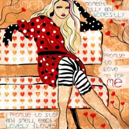 I Promise, Empowerment, Gift For Bestie, Strong Women, Fashion Print, Art, Fashionista, Women Moving, Change - thumbnail 2