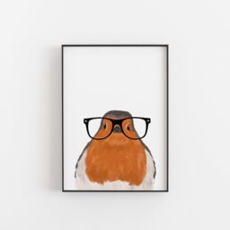 Robin Print, Gift, Wall Art, Robin, Bird, Robins, When Robins Appear, Loved One, Thinking Of You - thumbnail 1