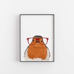Robin Print, Gift, Wall Art, Robin, Bird, Robins, When Robins Appear, Loved One, Thinking Of You - thumbnail 3