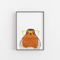 Robin Print, Gift, Wall Art, Robin, Bird, Robins, When Robins Appear, Loved One, Thinking Of You - thumbnail 2