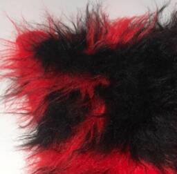 Camouflage Red & Black Fluffy Cushion Cover, Great Fun Fluff Soft Fabric Perfect Scatter Cushion For Sofa Bed Fits 18 - thumbnail 2