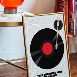 Custom Vinyl Print - Music Poster Record Wall Art A5 A4 A3 Song Personalised Retro Decor Gift Wedding Anniversary - thumbnail 3