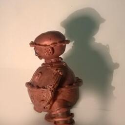 Return To Oz - Tik Tok. Handmade Polymer Clay Action Figure. Unique Collectible - thumbnail 2