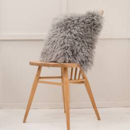 Sheepskin Scatter Cushion, Genuine Sheepskin - thumbnail 3