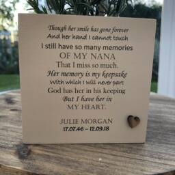 Memorial Daughter Flower/Plant Pot Personalised Bereavement in Memory Of A Loved One ~ Son Or Daughter Loss Child Any Name - thumbnail 2