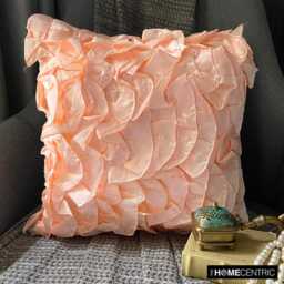 "Pillow Sham Peach Pink Decorative 24""x24""/26""x26" - thumbnail 2