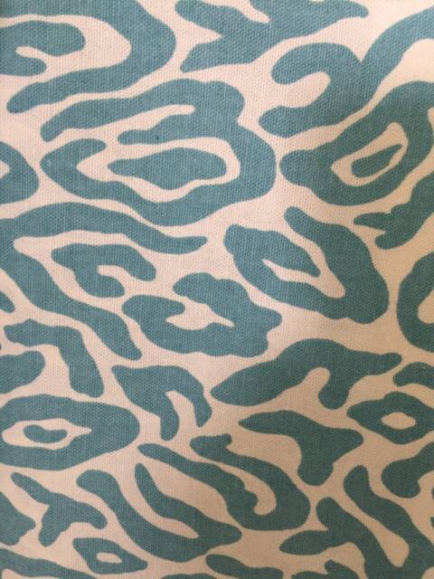 Aqua Ocean Waves Pillow Cover - Geometric Cotton Throw, Lumbar - image 1