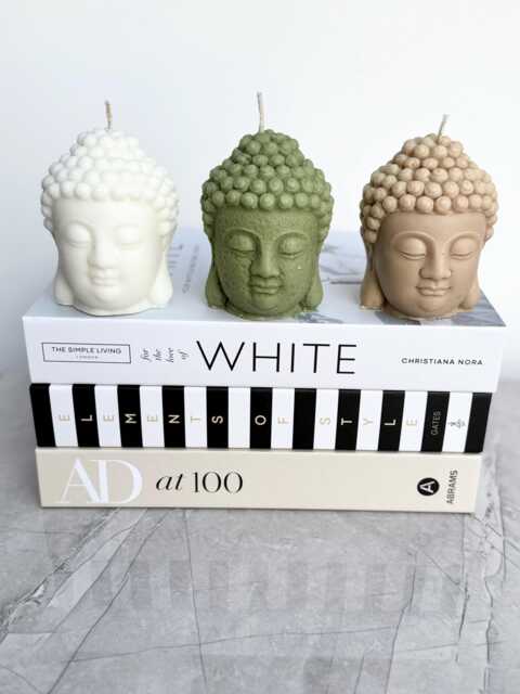 Buddha Candle, Premium Fragranced Soy Wax Cotton Wick Candles. Meditation Candle. Relaxation Candles, Spiritual - image 1
