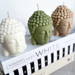 Buddha Candle, Premium Fragranced Soy Wax Cotton Wick Candles. Meditation Candle. Relaxation Candles, Spiritual - thumbnail 4