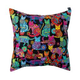 Mandala Cat Designer Cushion Cover Fits An 18