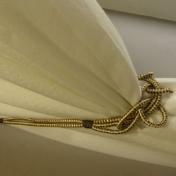 Gold Lurex Curtains Tiebacks -1 Meter Length-Gold Drapes Tiebacks, Voiles Holdbacks-Lurex Tassel Tieback-Gold Tassel Tiebacks Lurex - thumbnail 3