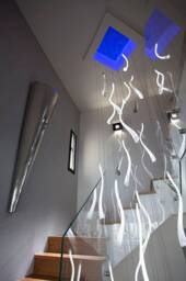 Contemporary-Murano-Glass-Led-Chandelier, Modern-Glass-Foyer-Chandelier, Amazing-Dining-Chandelier-Lighting, Oversized-staircase-Chandelier - thumbnail 3