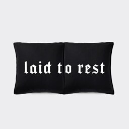 Black Goth Pillow Case Set - thumbnail 2