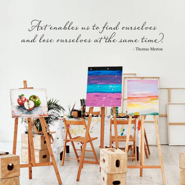 Art Quote Wall Decal Craft Room Decor - image 1