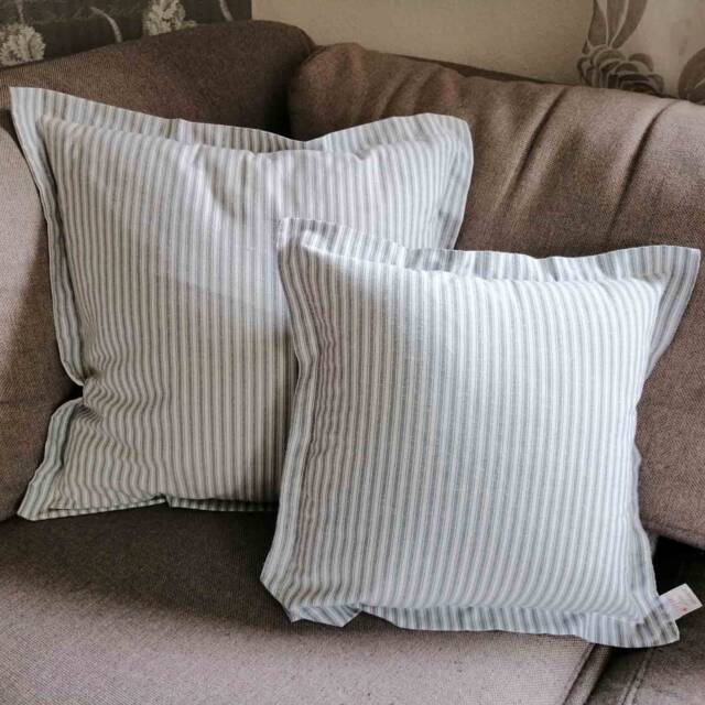 Pillowcase Maritime Blue Striped/Pillowcase Fabric Pillow - image 1