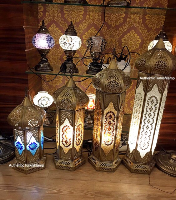 Turkish Desk Lamp, Desk Light, Table Lamp, Moroccan Style Lamp, Night Lamp, Standing Light, Office Desk Lamp, Moroccan Lamp