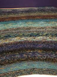 Blue Squish Bedspread Or Afghan