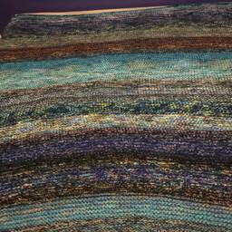 Blue Squish Bedspread Or Afghan - thumbnail 2