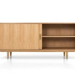 Mid-Century Sideboard, Dresser, Commode, Credenza Made Of Oak Vaneer - Livlo D-S06 - thumbnail 4