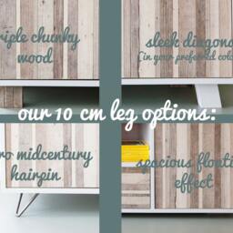 No.11 - Trendy & Rustic Handcrafted Sideboard/Side Table Using Repurposed Reclaimed Wood - thumbnail 4