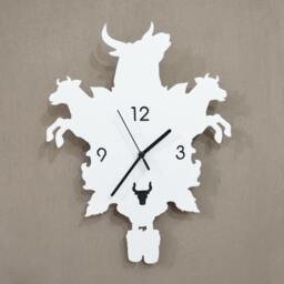 Bulls & Cows Modern Cuckoo Silhouette Wall Clock - thumbnail 2