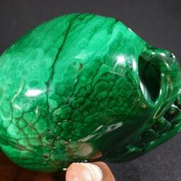 Malachite Skull - thumbnail 4