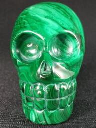Malachite Skull - thumbnail 2