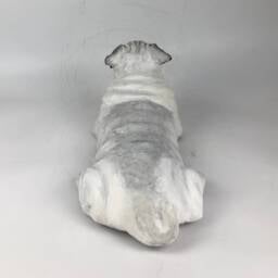 Custom Pug Portrait Urn Clay Pet Memorial Sculpture - thumbnail 4