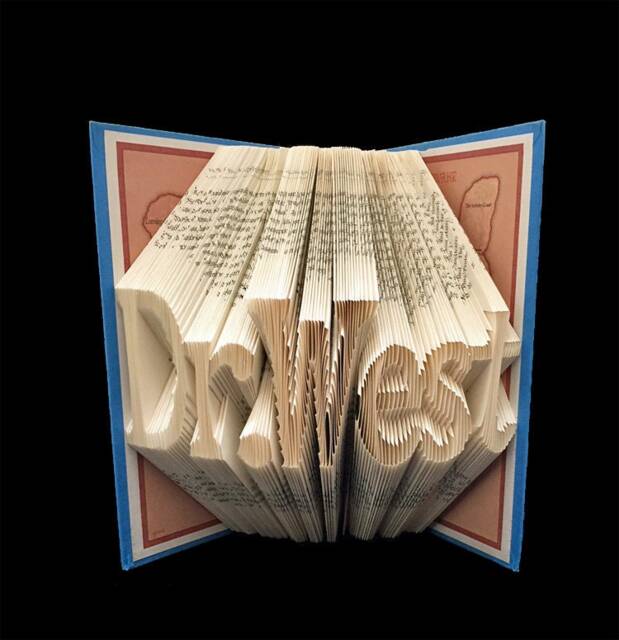 Dr.west - Teacher, Professor Family Name Customized Gift Personalized 6 Letter Words Folded-Book Art - image 1