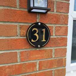 House Number Sign, Acrylic Modern Door Plaque - Custom Address Sign For New Home Or First Gift Wall Decor Office - thumbnail 3