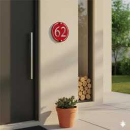 House Number Sign, Acrylic Modern Door Plaque - Custom Address Sign For New Home Or First Gift Wall Decor Office - thumbnail 4