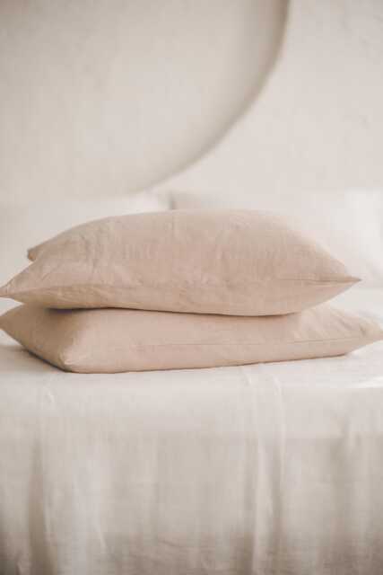 Natural Linen Pillowcase - Soft, Breathable & Hypoallergenic - Eco-Friendly, Envelope Closure For Easy Fit, Durable Flax Bedding - image 1