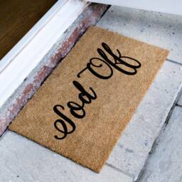 Sod Off - Funny Welcome Mat Custom Coir Doormat Home Decor Housewarming Gift - thumbnail 2