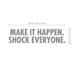 Shock Everyone, Office Decor, Office, Quote, Wall Art, 3D, Quotes, Inspirational Quotes - Skumihse - thumbnail 2