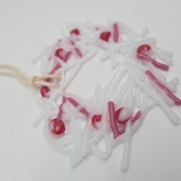 Fused Glass Christmas Wreath Decorations Handmade Tree Home D??cor Bespoke Unique & Gorgeous Cornish Gifts - thumbnail 2