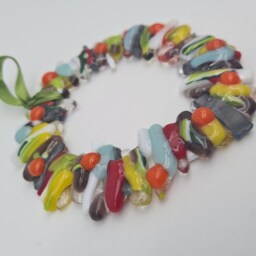 Fused Glass Christmas Wreath Decorations Handmade Tree Home D??cor Bespoke Unique & Gorgeous Cornish Gifts - thumbnail 3