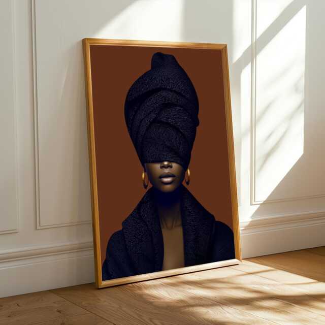 African Inspired Fashion Wall Art For Home Decor - Poster Only - image 1