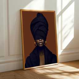 African Inspired Fashion Wall Art For Home Decor - Poster Only - thumbnail 1