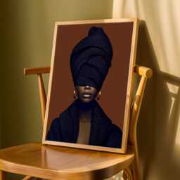 African Inspired Fashion Wall Art For Home Decor - Poster Only - thumbnail 3