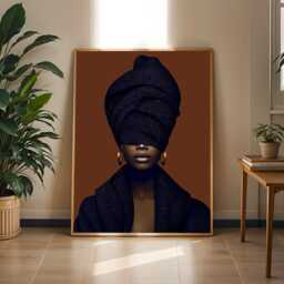 African Inspired Fashion Wall Art For Home Decor - Poster Only - thumbnail 2