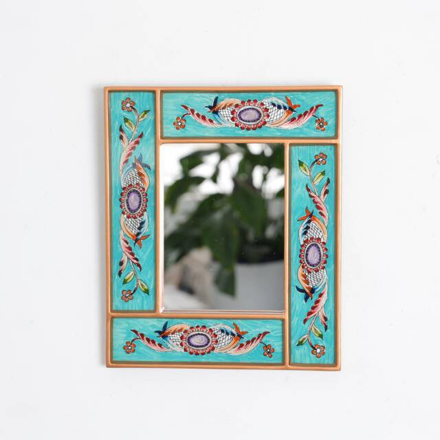 "Peruvian Mirrors ""Colonial Turquoise" - image 1