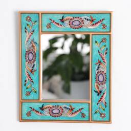 "Peruvian Mirrors ""Colonial Turquoise" - thumbnail 4