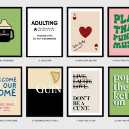 Humorous Home Print Set Baby Guinness, Adulting, Pop The Kettle Art - thumbnail 2