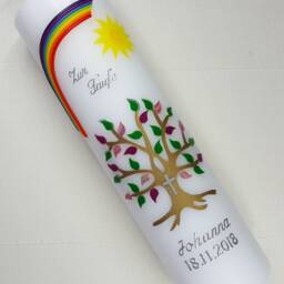 Baptismal Candle Tree Of Life, Incl. Inscription - thumbnail 2
