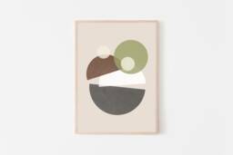 Bingsu Art, Korean Green Tea Shaved Ice Asian Food Giclee Print, Fine Art Paper Home & Kitchen Decor For The Food Lover - thumbnail 1