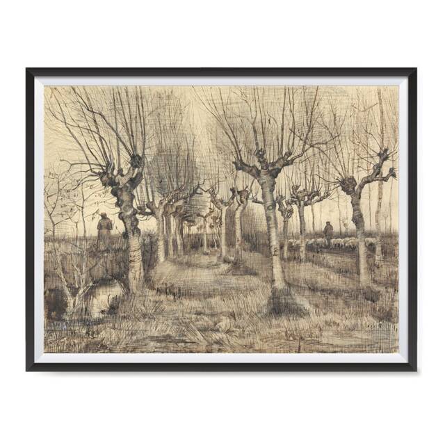 Vincent Van Gogh Art Reproduction Posters - Poster Printing Wall Print For Home Office Decor Pollard Birches - image 1