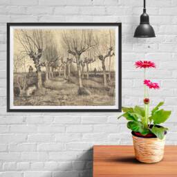 Vincent Van Gogh Art Reproduction Posters - Poster Printing Wall Print For Home Office Decor Pollard Birches - thumbnail 2
