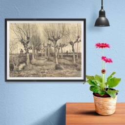 Vincent Van Gogh Art Reproduction Posters - Poster Printing Wall Print For Home Office Decor Pollard Birches - thumbnail 3